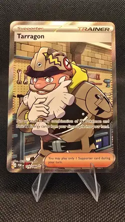 Pokemon Tarragon 116/088 POR Trainer-Supporter Full Art Holo Ultra Rare - Image 1