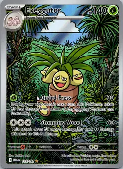 Exeggutor #135/132 (Illustration Rare) ME01: Mega Evolution Pokemon Near Mint - Image 1