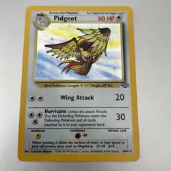 Pokemon TCG Pidgeot Jungle 8/64 Holo Unlimited Holo Rare - Image 1