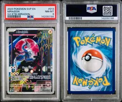 POKEMON PSA 8 MIRAIDON FULL ART #013 PROMO SCARLET e VIOLET ENGLISH 2023! - Image 3