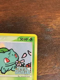 Bulbasaur 45/100 Pokemon EX Crystal Guardians Reverse Holo Stamped MP - Image 3