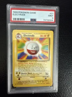 RARE!!! Electrode #21 Pokemon Cards 1999 PSA 9 PERFECT CENTERING -LOW POP 22 - Image 1
