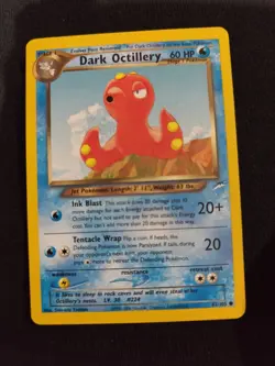 Pokemon Dark Octillery 62/105 N4 Neo Destiny Unlimited NM - Image 1