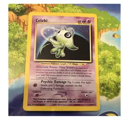 pokemon celebi neo revelation holo rare 03/64 50hp basic english 2000 unlimited - Image 1