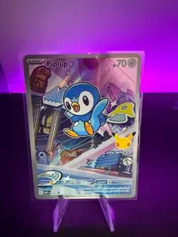 Pokemon TCG First Partner Illustration Collection Series 1 Gen 4 Sinnoh Starters - Image 3