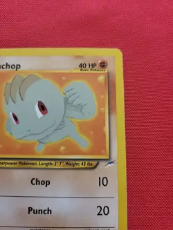 Pokemon: Machop #73/105 Neo Destiny 2002 Vintage Non-holo - MP - L5 - Image 5