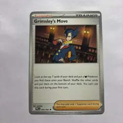 Grimsley's Move Regular Uncommon ME02: Phantasmal Flames 090/094 NM Pokemon - Image 1