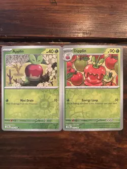 Pokemon TCG Applin 016/182 & Dipplin 017/182 Reverse Holo LOT! NM - Image 1
