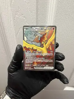 Pokemon TCG Team Rockets Moltres EX Destined Rivals 208/182 NearMint Condition - Image 1