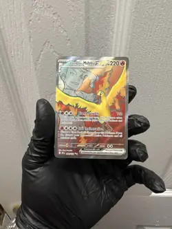 Pokemon TCG Team Rockets Moltres EX Destined Rivals 208/182 NearMint Condition - Image 2