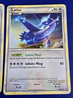 Pokemon TCG Latias HGSS10, Latios HGSS11 Basic Lot HGSS 2010 - Image 4