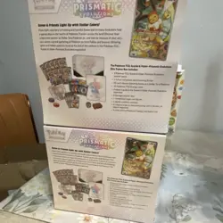 Pokemon TCG Prismatic Evolutions ETB Elite Trainer Box Lot of 2 factory sealed - Image 2