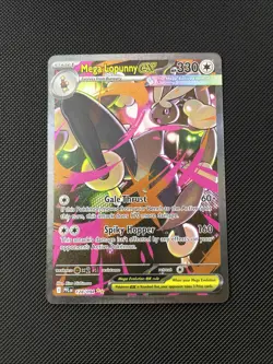 Pokemon Mega Lopunny ex 128/094 Phantasmal Flames Holo Rare 330 HP EN NM - Image 1