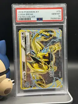 Pokemon TCG Lugia BREAK Rare Holo 79/124 Fates Collide PSA 10 - Image 2