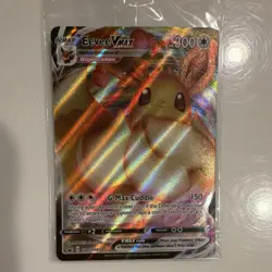 Pokemon TCG Eevee VMAX Promo Full Art Holo Sealed SWSH087 Sword & Shield Eng - Image 1