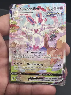 Pokemon TCG Sylveon VMAX 212/203 Evolving Skies Secret Rare 310HP - Image 4