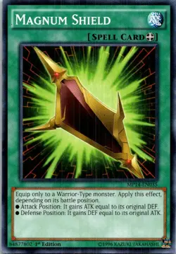 Magnum Shield #MP14-EN035 Yugioh 1st Edition Lightly played - Image 1