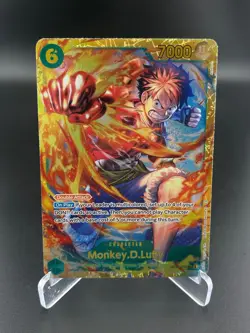 Monkey.D.Luffy (118) OP13-118 Secret Rare Carrying On His Will One Piece NM - Image 1