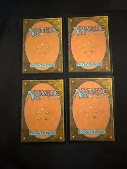 x4 Syr Konrad, the Grim [Throne of Eldraine] 4x Magic MTG Cards LP - Image 2