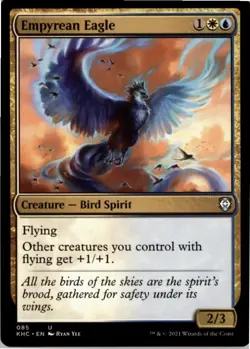 Empyrean Eagle U Commander: Kaldheim 85 NM MTG x1 - Image 1