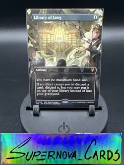 Library of Leng (Borderless) Special Guests Regular-Never Played-M0158 - Image 1