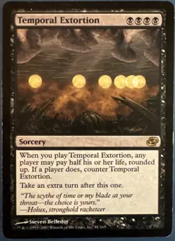 MTG magic cards 1x Temporal Extortion Planar Chaos Light Play, English - Image 1