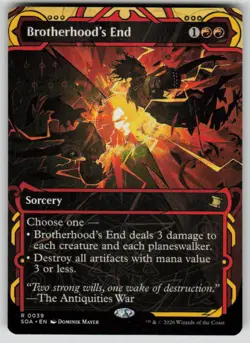 Brotherhood's End Rare Secrets of Strixhaven: Mystical Archive 39 MTG NM 2026 - Image 1