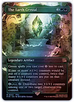 The Earth Crystal (Borderless) Final Fantasy FOIL- NM/M - Image 1