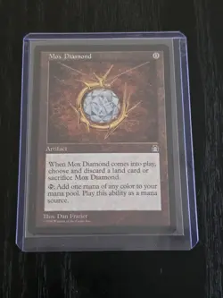 Reserved List Magic Card MTG - Mox Diamond Stronghold NM Authentic Rare Original - Image 1