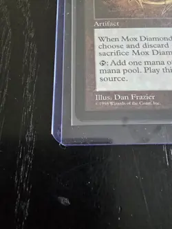 Reserved List Magic Card MTG - Mox Diamond Stronghold NM Authentic Rare Original - Image 3