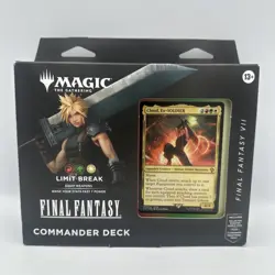 Magic the Gathering Final Fantasy VII Commander Deck Limit Break Cloud Sealed - Image 1