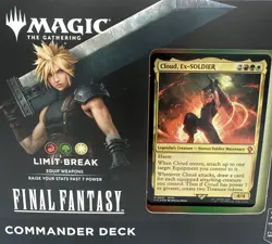 Magic the Gathering Final Fantasy VII Commander Deck Limit Break Cloud Sealed - Image 2