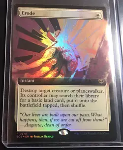 Erode - Extended Art FOIL - MTG Secrets of Strixhaven - NM/M - Image 1