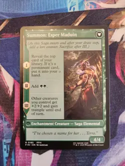 MTG - Esper Origins / Summon: Esper Maduin - Final Fantasy NM - Image 2
