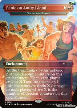 Panic on Amity Island - Descent into Avernus (Rainbow Foil) [SLD - 2176] - NM... - Image 1