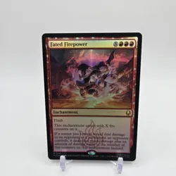 FOIL FATED FIREPOWER MTG #132 The Last Airbender Mythic - Image 1