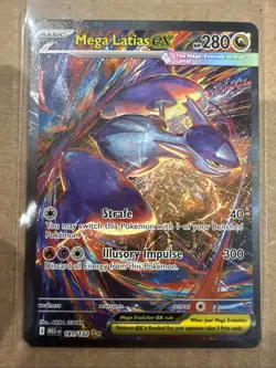 Mega Latias EX SIR 181/132 Mega Evolution English Pokemon TCG Great Condition - Image 1