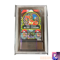 ARS 8 Charizard No.006 Holo Pokemon Sealdass Touch Vintage Nintendo Japanese - Image 1