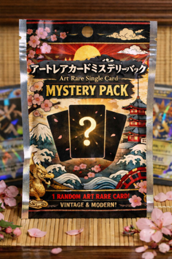 Japanese Pokemon Art Rare Mystery Pack – 1 Guaranteed AR Card – Vintage & Modern - Image 1