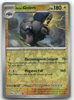 Alolan Golem 046/159 Reverse Holo Journey Together Pokemon TCG - Image 1