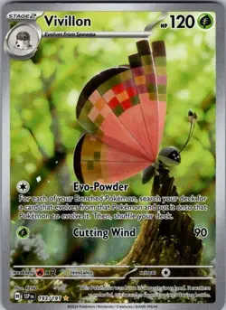 Vivillon 193/191 Illustration Rare Surging Sparks MINT Pokemon - Image 1