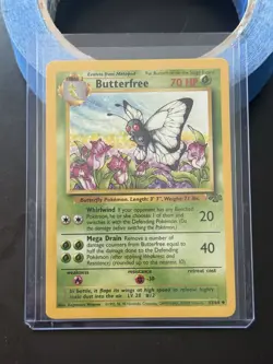 Butterfree Uncommon Unlimited Jungle 33/64 LP Pokemon TCG - Image 3