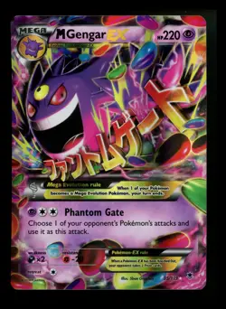 #4 M Gengar EX 35/119 XY Phantom Forces 2014 Holo Rare Pokemon Card TCG - Image 1