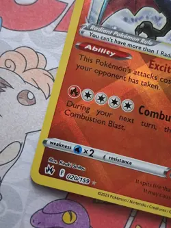 Pokemon TCG Radiant Charizard Crown Zenith 020/159 NM Condition - Image 5