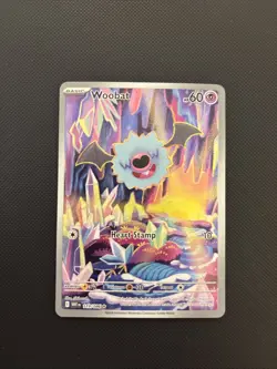 Pokemon TCG Woobat 119/086 Illustration Rare White Flare Card- Pack Fresh - Image 1