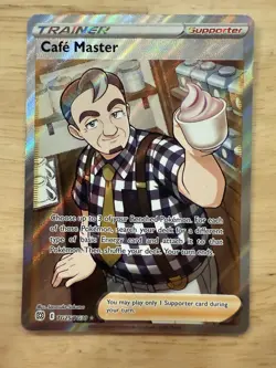 Cafe Master TG25/TG30 SWSH09: Brilliant Stars Trainer Gallery Pokemon Card - Image 1