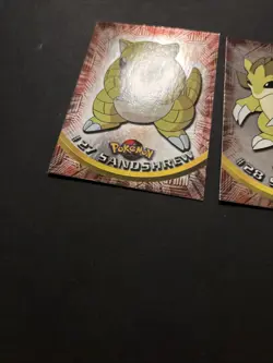 Pokemon: Topps (TV Animation)- 2 Card Foil Lot: Sandshrew & Sandslash - Image 3