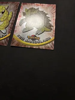 Pokemon: Topps (TV Animation)- 2 Card Foil Lot: Sandshrew & Sandslash - Image 4