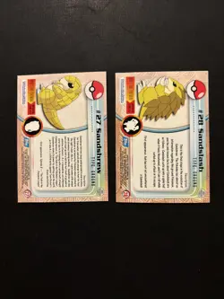 Pokemon: Topps (TV Animation)- 2 Card Foil Lot: Sandshrew & Sandslash - Image 5