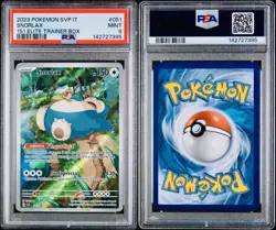 POKEMON PSA 9 SNORLAX FULL ART #051 PROMO 151 ELITE TRAINER BOX ITALIANO 2023! - Image 3